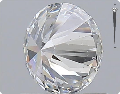 Diamant naturel 0.90ct GIA | Couleur D | Pureté SI2 | Taille Ronde | EX EX EX #D10284