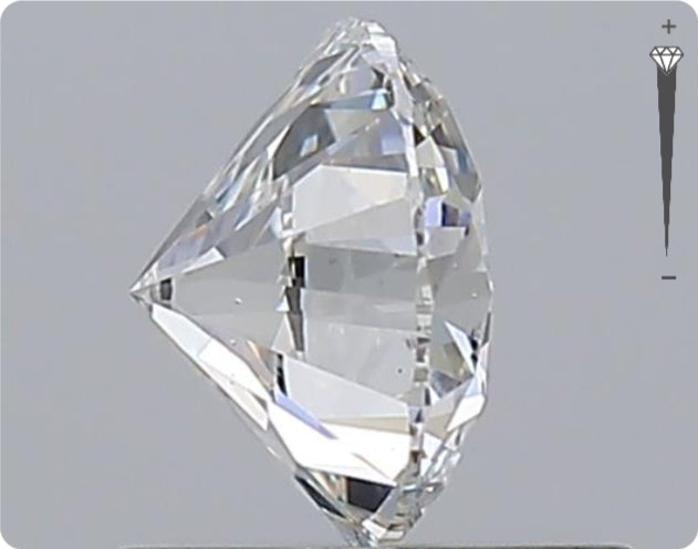 Diamant naturel 0.90ct GIA | Couleur D | Pureté SI2 | Taille Ronde | EX EX EX #D10284