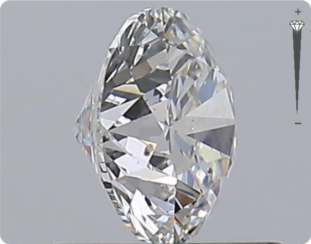Diamant naturel 0.90ct GIA | Couleur D | Pureté SI2 | Taille Ronde | EX EX EX #D10284