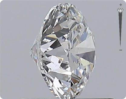 Diamant naturel 0.90ct GIA | Couleur D | Pureté SI2 | Taille Ronde | EX EX EX #D10284