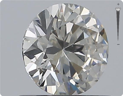 Natural 0.72ct GIA Diamond | Color G | Clarity SI2 | Round Cut | EX EX EX #D10286