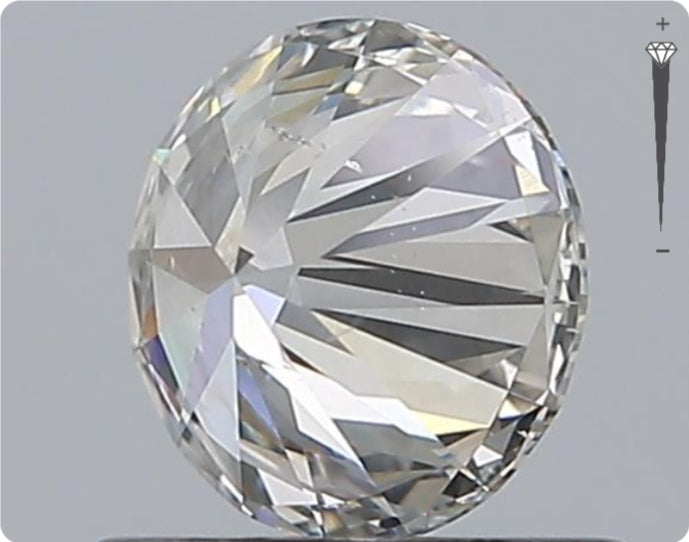 Natural 0.72ct GIA Diamond | Color G | Clarity SI2 | Round Cut | EX EX EX #D10286