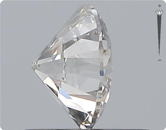 Natural 0.72ct GIA Diamond | Color G | Clarity SI2 | Round Cut | EX EX EX #D10286