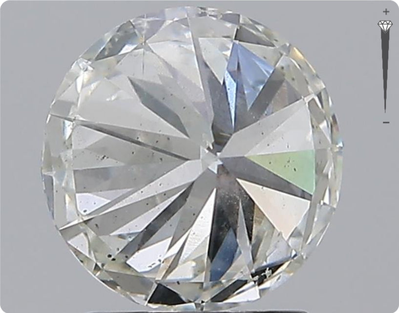 Natural 2.00ct GIA Diamond | Color G | Clarity SI2 | Round Cut | EX EX EX #D10287