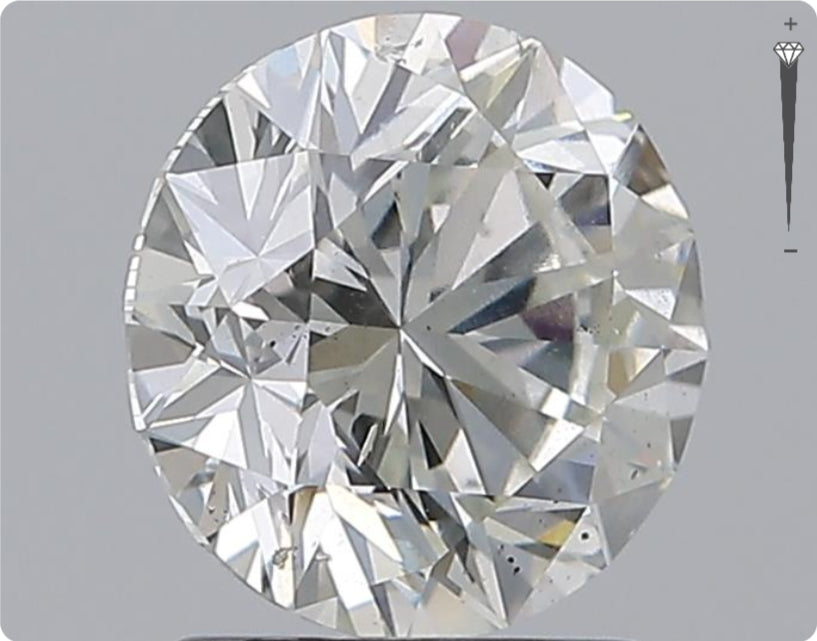 Natural 2.00ct GIA Diamond | Color G | Clarity SI2 | Round Cut | EX EX EX #D10287