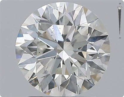 Natural 2.00ct GIA Diamond | Color G | Clarity SI2 | Round Cut | EX EX EX #D10287
