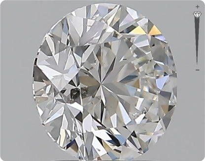 Diamant naturel 1.51ct GIA | Couleur F | Pureté SI2 | Taille ronde | EX EX EX #D10288