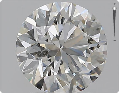 Diamant naturel 1.51ct GIA | Couleur F | Pureté SI2 | Taille ronde | EX EX EX #D10288