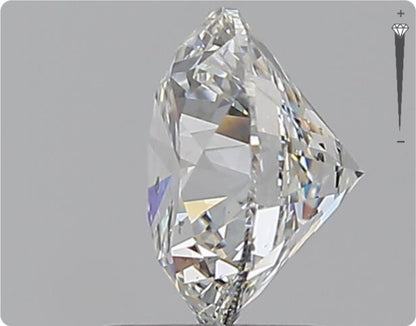 Diamant naturel 1.51ct GIA | Couleur F | Pureté SI2 | Taille ronde | EX EX EX #D10288