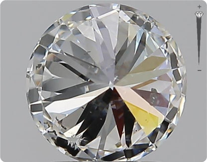 Diamant naturel 1.51ct GIA | Couleur F | Pureté SI2 | Taille ronde | EX EX EX #D10288