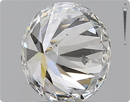 Diamant naturel 1.51ct GIA | Couleur F | Pureté SI2 | Taille ronde | EX EX EX #D10288