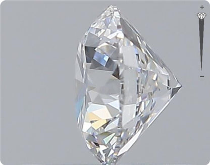 Natural 0.57ct GIA Diamond | Color D | Clarity VVS2 | Round Brilliant Cut | EX EX EX #D10295