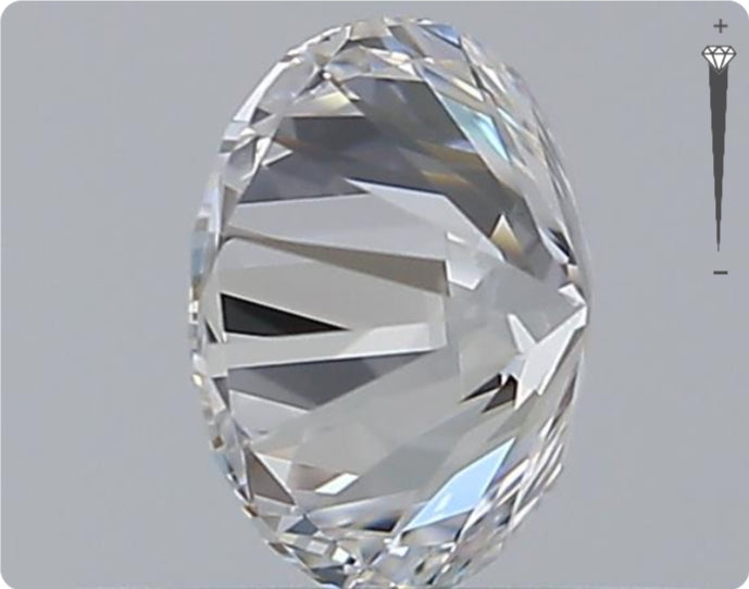 Natural 0.57ct GIA Diamond | Color D | Clarity VVS2 | Round Brilliant Cut | EX EX EX #D10295