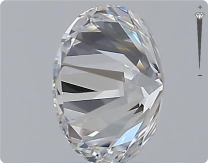 Natural 0.57ct GIA Diamond | Color D | Clarity VVS2 | Round Brilliant Cut | EX EX EX #D10295