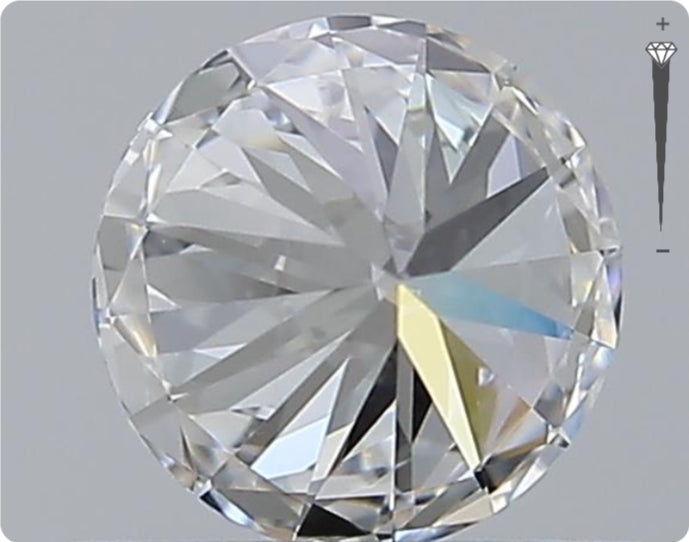 Natural 0.57ct GIA Diamond | Color D | Clarity VVS2 | Round Brilliant Cut | EX EX EX #D10295