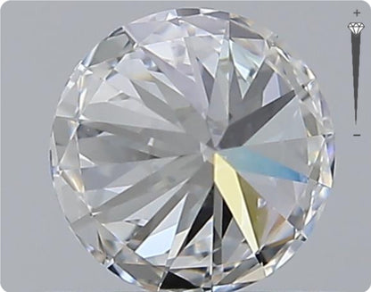 Natural 0.57ct GIA Diamond | Color D | Clarity VVS2 | Round Brilliant Cut | EX EX EX #D10295