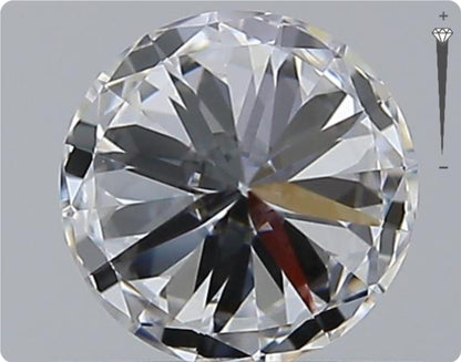 Natural 0.57ct GIA Diamond | Color D | Clarity VVS2 | Round Brilliant Cut | EX EX EX #D10295