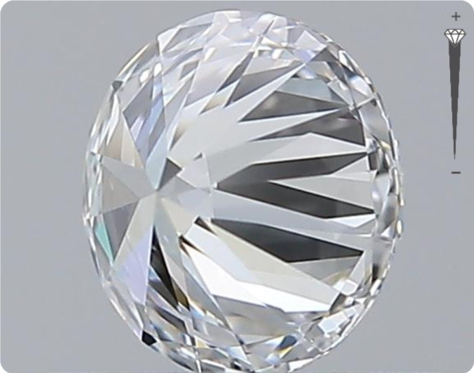 Natural 0.57ct GIA Diamond | Color D | Clarity VVS2 | Round Brilliant Cut | EX EX EX #D10295
