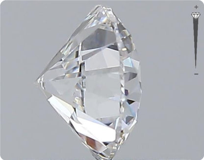 Natural 0.57ct GIA Diamond | Color D | Clarity VVS2 | Round Brilliant Cut | EX EX EX #D10295