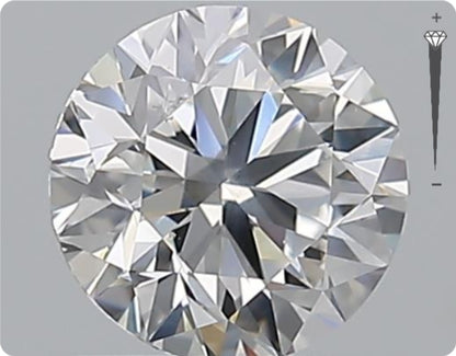Natural 0.96ct GIA Diamond | Color E | Clarity SI2 | Round Cut | VG EX VG #D10296