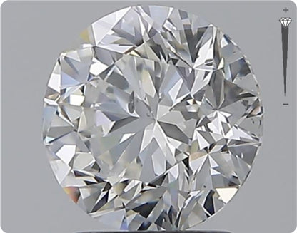 Diamant naturel de 2,01 ct certifié GIA | Couleur G | Pureté SI2 | Taille ronde | TB EX EX #D10300