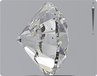Diamant naturel de 2,01 ct certifié GIA | Couleur G | Pureté SI2 | Taille ronde | TB EX EX #D10300