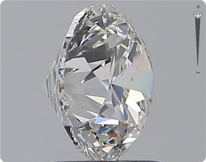 Diamant naturel de 2,01 ct certifié GIA | Couleur G | Pureté SI2 | Taille ronde | TB EX EX #D10300