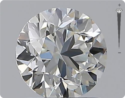 Diamant naturel GIA 1,00 ct | Couleur G | Pureté VS2 | Taille ronde | TB EX EX #D10301