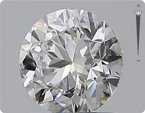 Diamant naturel GIA 1,00 ct | Couleur G | Pureté VS2 | Taille ronde | TB EX EX #D10301