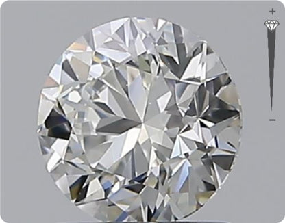 Diamant naturel GIA 1,00 ct | Couleur G | Pureté VS2 | Taille ronde | TB EX EX #D10301