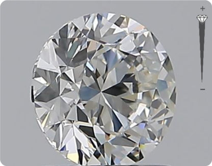 Diamant naturel GIA 1,00 ct | Couleur G | Pureté VS2 | Taille ronde | TB EX EX #D10301