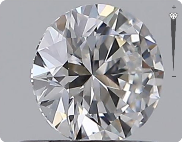 Natural 0.50ct GIA Diamond | Color D | Clarity VS1 | Round Brilliant Cut | EX EX VG #D10302