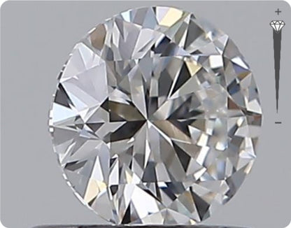 Natural 0.50ct GIA Diamond | Color D | Clarity VS1 | Round Brilliant Cut | EX EX VG #D10302