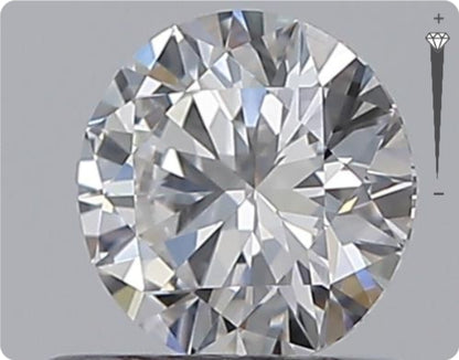 Natural 0.50ct GIA Diamond | Color D | Clarity VS1 | Round Brilliant Cut | EX EX VG #D10302
