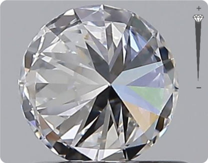 Natural 0.50ct GIA Diamond | Color D | Clarity VS1 | Round Brilliant Cut | EX EX VG #D10302