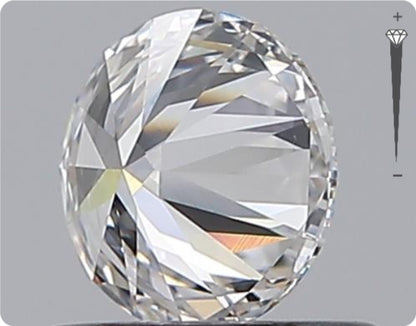 Natural 0.50ct GIA Diamond | Color D | Clarity VS1 | Round Brilliant Cut | EX EX VG #D10302