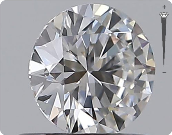 Natural 0.50ct GIA Diamond | Color D | Clarity VS1 | Round Brilliant Cut | EX EX VG #D10302