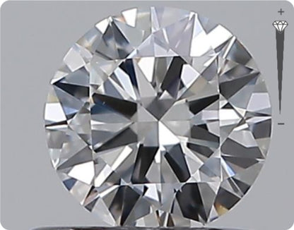 Natural 0.50ct GIA Diamond | Color D | Clarity VS1 | Round Brilliant Cut | EX EX VG #D10302