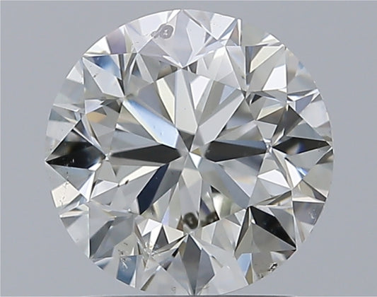 Diamant naturel GIA 2,00 carats | Couleur H | Pureté SI2 | Coupe ronde | TB EX BJ #D10304