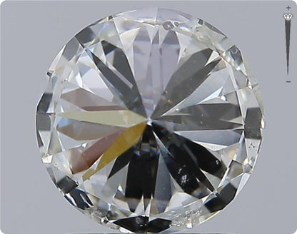 Diamant naturel GIA 2,00 carats | Couleur H | Pureté SI2 | Coupe ronde | TB EX BJ #D10304