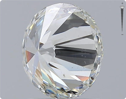 Diamant naturel GIA 2,00 carats | Couleur H | Pureté SI2 | Coupe ronde | TB EX BJ #D10304