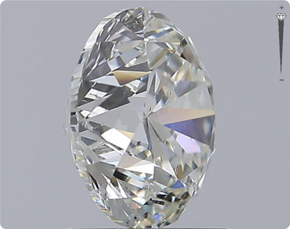 Diamant naturel GIA 2,00 carats | Couleur H | Pureté SI2 | Coupe ronde | TB EX BJ #D10304