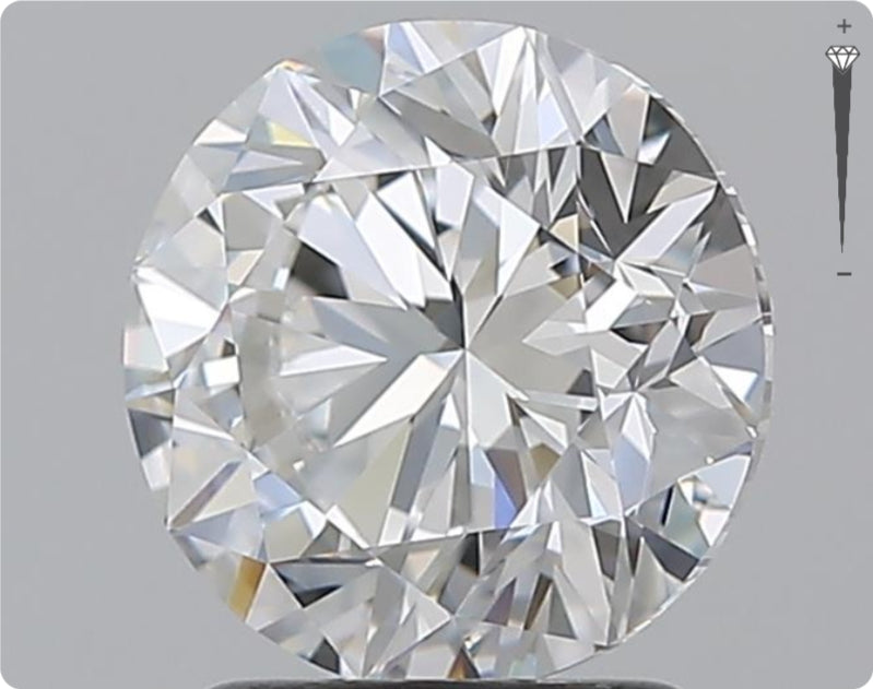 Natural 2.01ct GIA Diamond | Color D | Clarity IF | Round Cut | VG EX VG #D10305