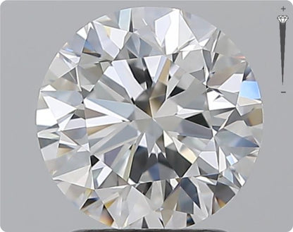 Natural 2.01ct GIA Diamond | Color D | Clarity IF | Round Cut | VG EX VG #D10305