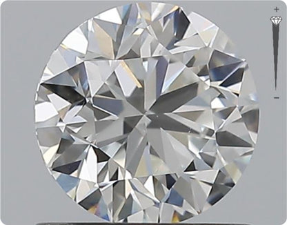 Diamant naturel GIA 0,91 ct | Couleur G | Pureté VS2 | Taille ronde | TB EX TB #D10306