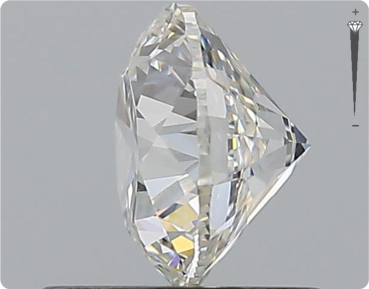 Diamant naturel GIA 0,91 ct | Couleur G | Pureté VS2 | Taille ronde | TB EX TB #D10306