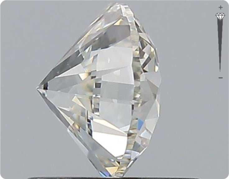 Diamant naturel GIA 0,91 ct | Couleur G | Pureté VS2 | Taille ronde | TB EX TB #D10306