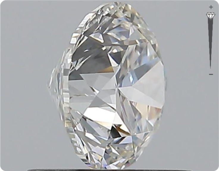 Diamant naturel GIA 0,91 ct | Couleur G | Pureté VS2 | Taille ronde | TB EX TB #D10306
