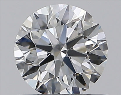 Diamant naturel 0,50 ct GIA | Couleur E | Pureté IF | Taille ronde | EX EX EX #D10310