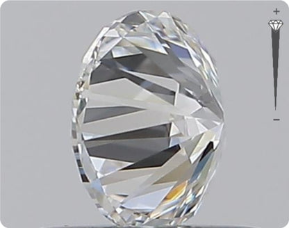 Diamant naturel 0,50 ct GIA | Couleur E | Pureté IF | Taille ronde | EX EX EX #D10310